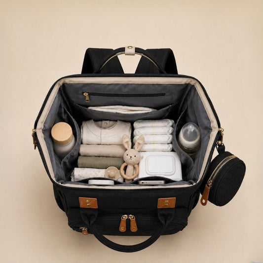 Sac à langer Shibi : le sac à dos multifonction avec lit d'appoint intégré